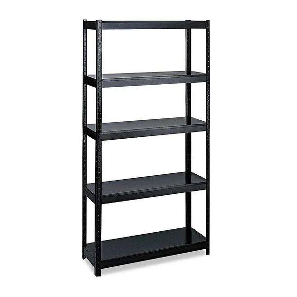 Estante Metálico 180x90x40 Negro bandeja metálica - 5 niveles