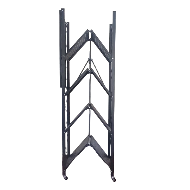 Estante Metálico Plegable con ruedas 162x71x34cm - 250kg