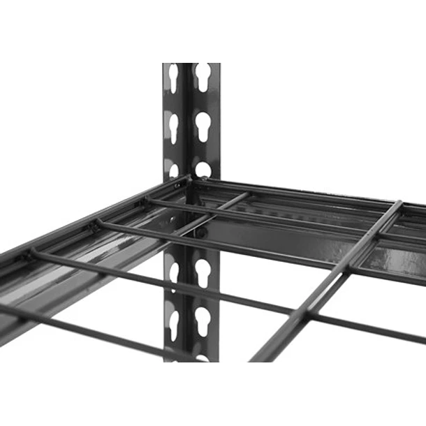 Estante Metálico Malla Acero 180x120x45 - 5 niveles - 600kg