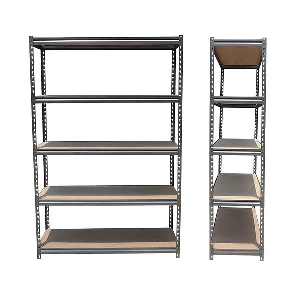 Estante Metálico 180x120x60 cm Negro - 5 niveles - 600kg