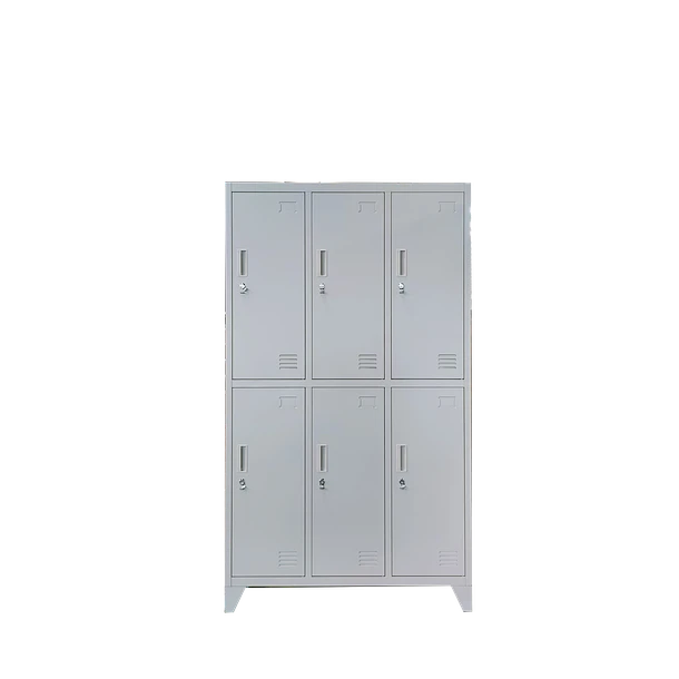 Locker Metálico 3 cuerpos 6 puertas