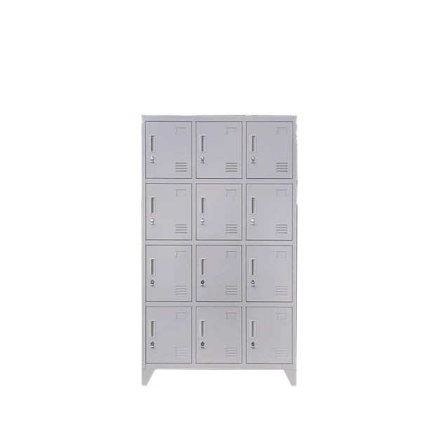 Locker Metálico 3 cuerpos 12 puertas