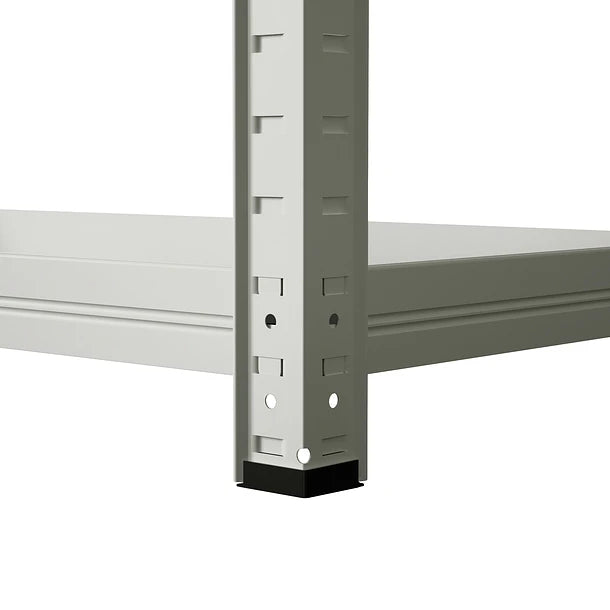 Estante Metálico 186x90x40 Blanco - Bandeja melamina - 5 niveles