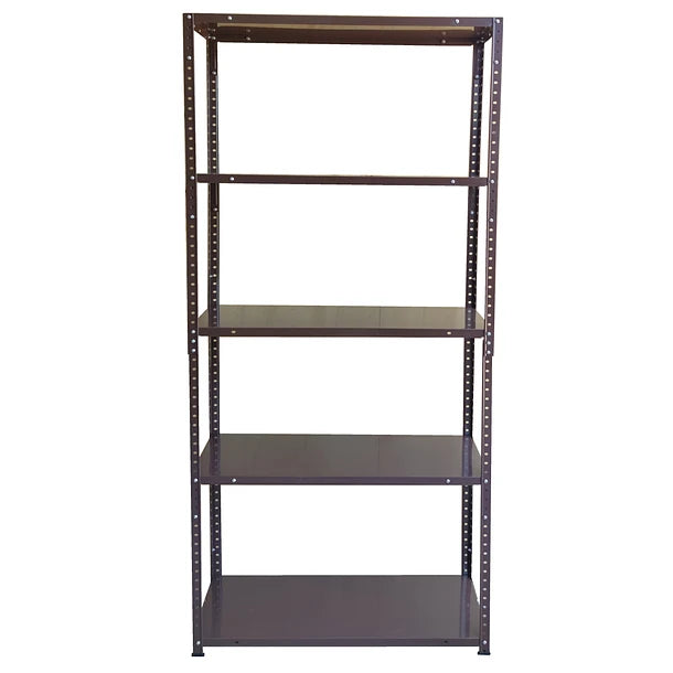 Estante Metálico 170x80x30cm - 5 niveles - color Chocolate