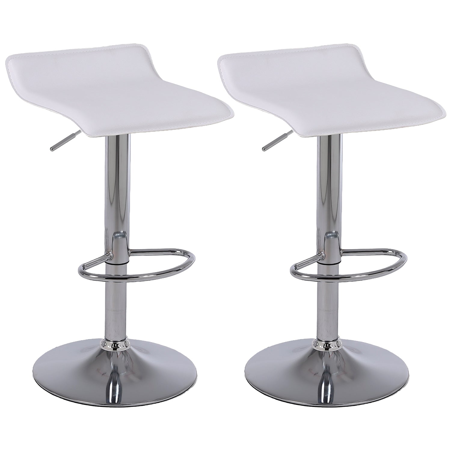 SILLA BAR CURVAS BLANCA