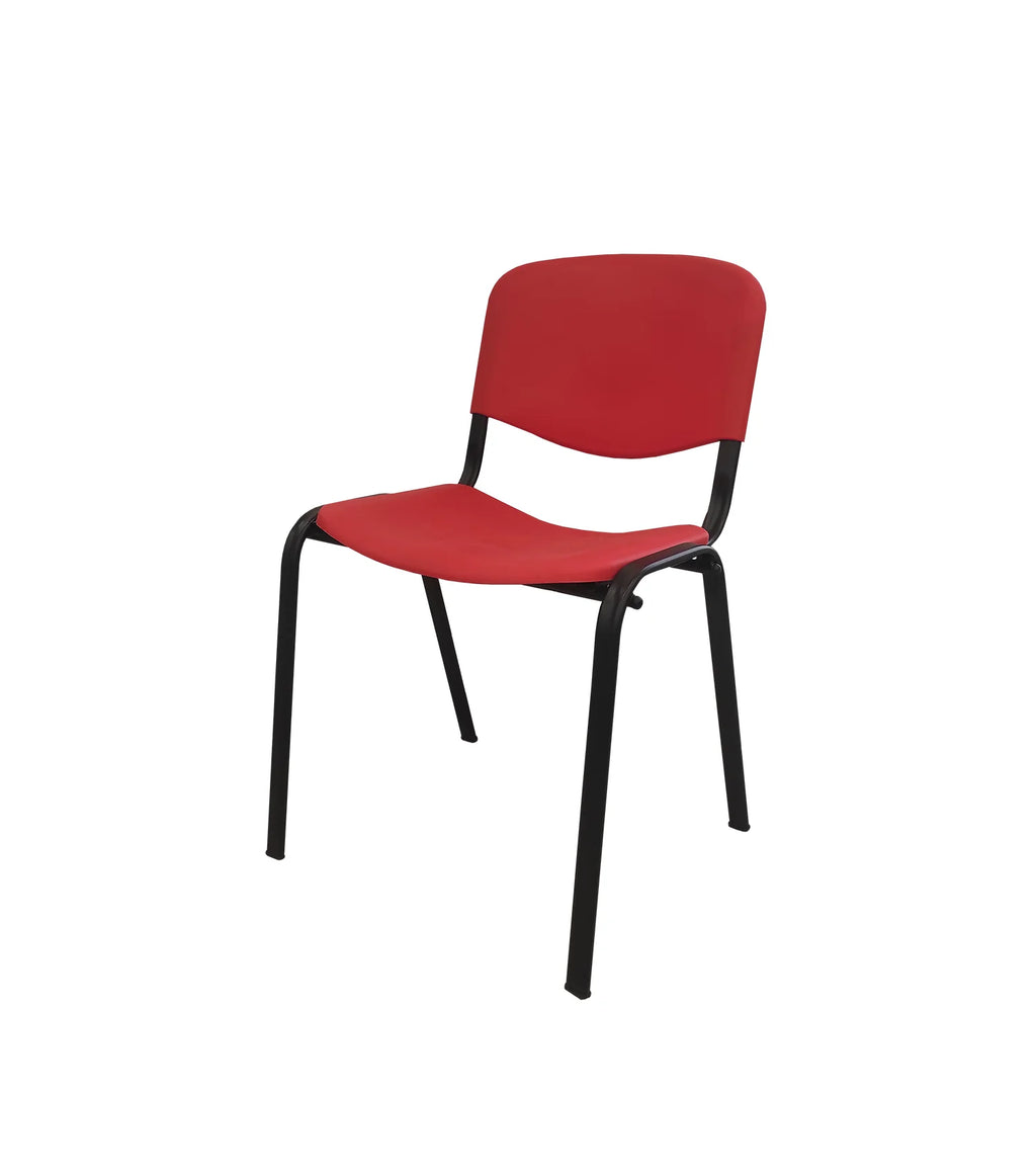 Silla ISO Rojo Polipropileno
