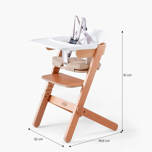Silla de Comer Infantil Aurora Natural
